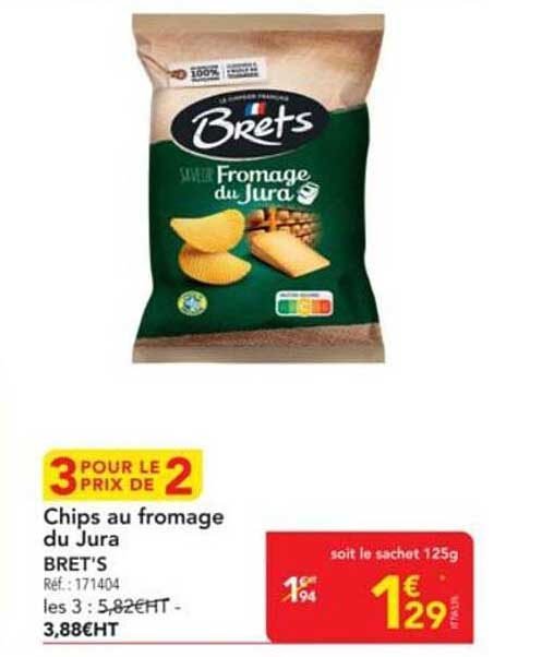 Chips au fromage du Jura