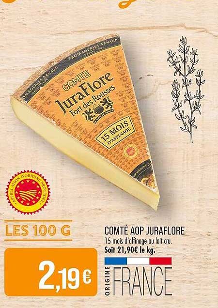 COMTÉ AOP JURAFLORE