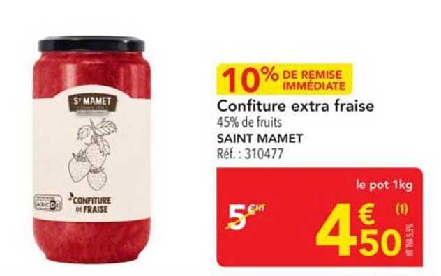 Confiture extra fraise