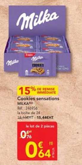 Cookies sensations MILKA