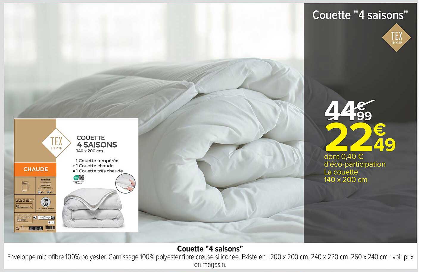 Couette "4 saisons"