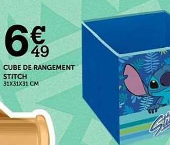CUBE DE RANGEMENT STITCH
