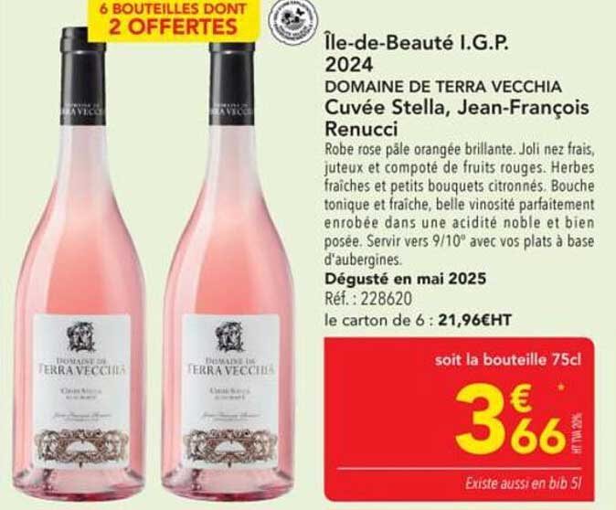 Cuvée Stella, Jean-François Renucci - Domaine de Terra Vecchia