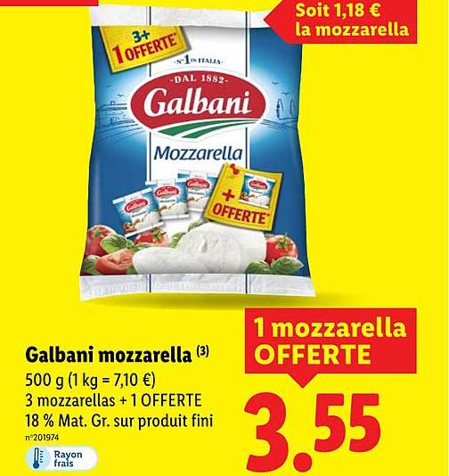 Galbani mozzarella (3) 500 g