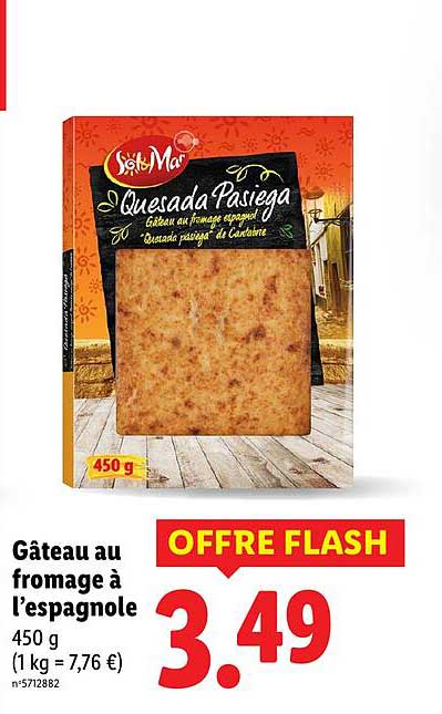 Gâteau au fromage à l’espagnole