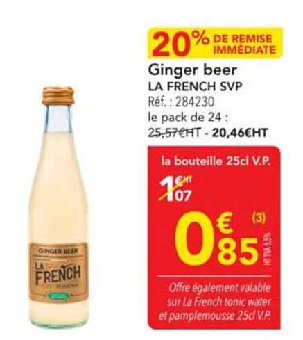 Ginger beer LA FRENCH SVP