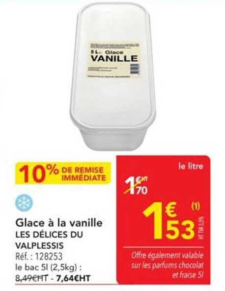 Glace à la vanille