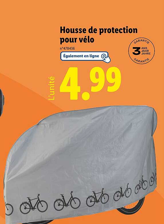Housse de protection pour vélo