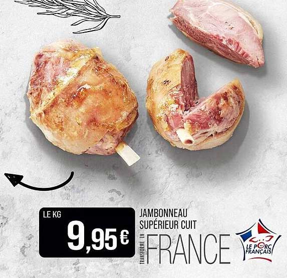 Jambonneau supérieur cuit