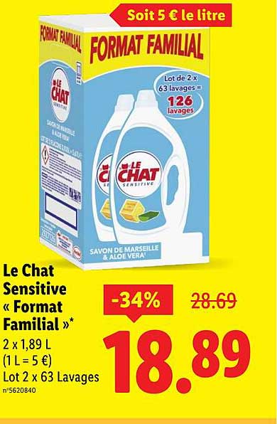 Le Chat Sensitive « Format Familial »