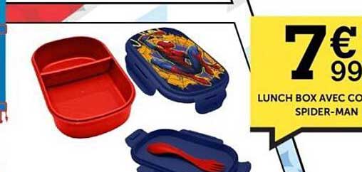 Lunch Box avec couvercle Spider-Man
