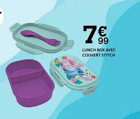LUNCH BOX AVEC COUVERT STITCH