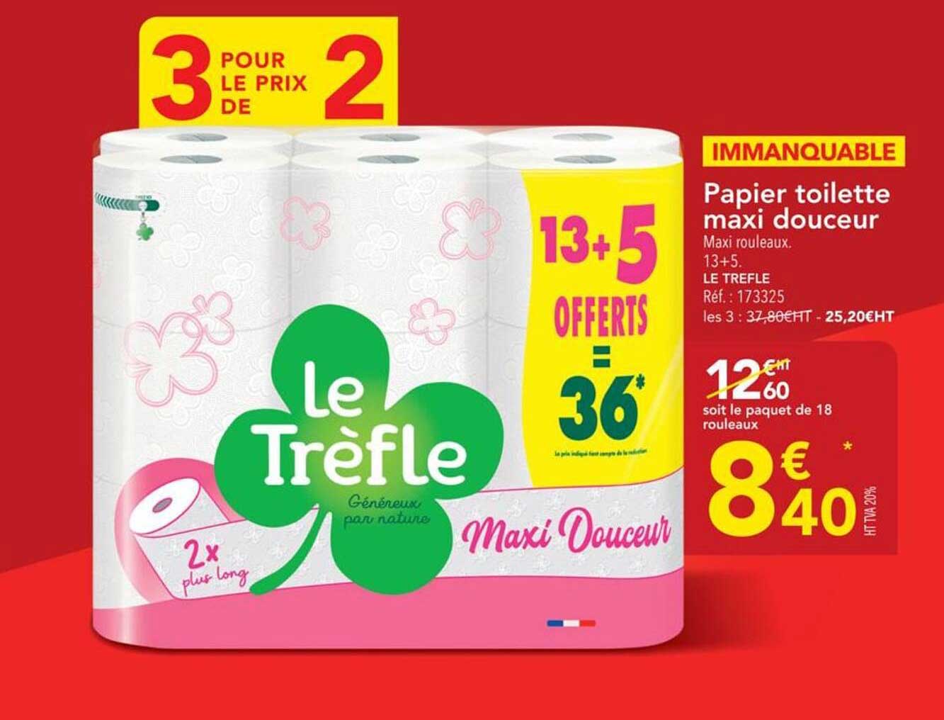 Papier toilette maxi douceur