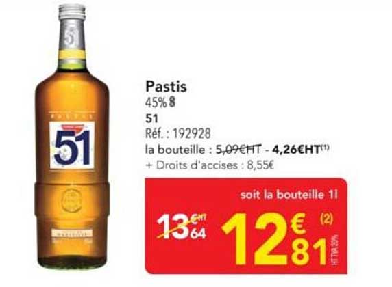 Pastis 45%