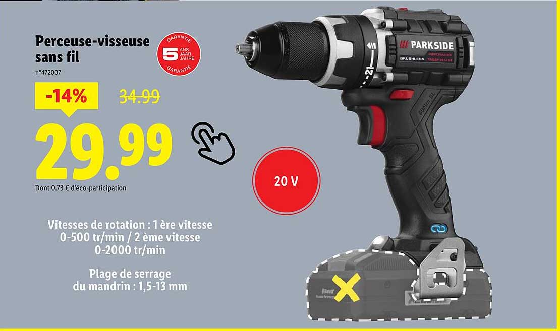 Perceuse-visseuse sans fil