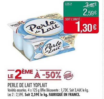 PERLE DE LAIT YOPLAIT