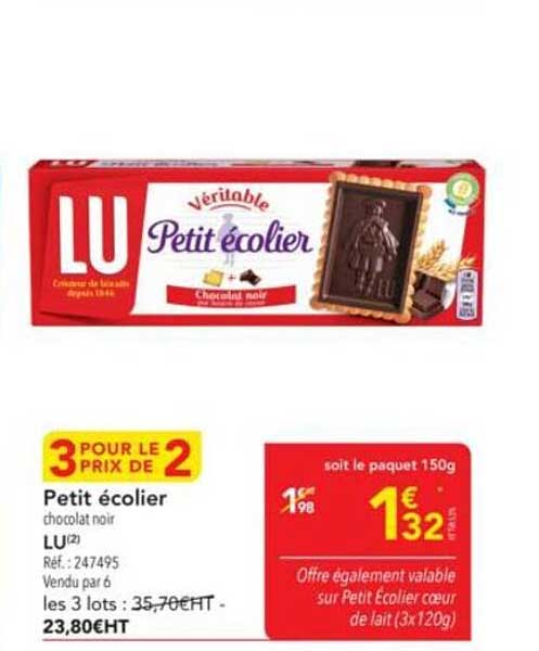 Petit écolier chocolat noir