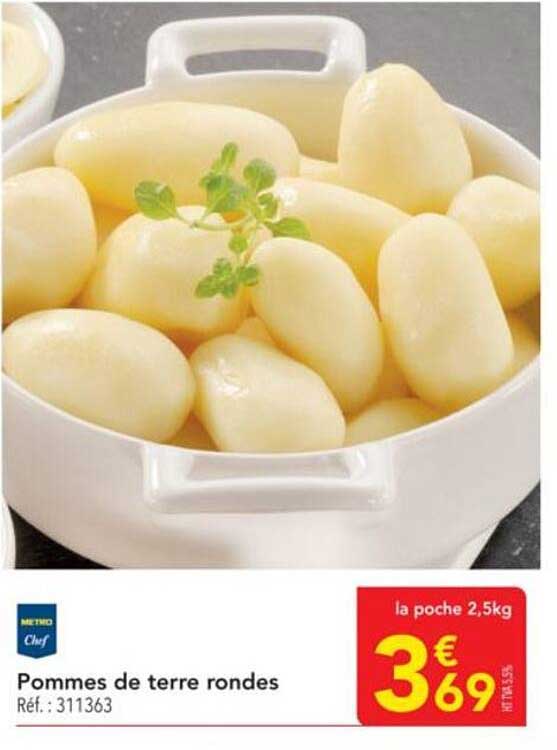 Pommes de terre rondes