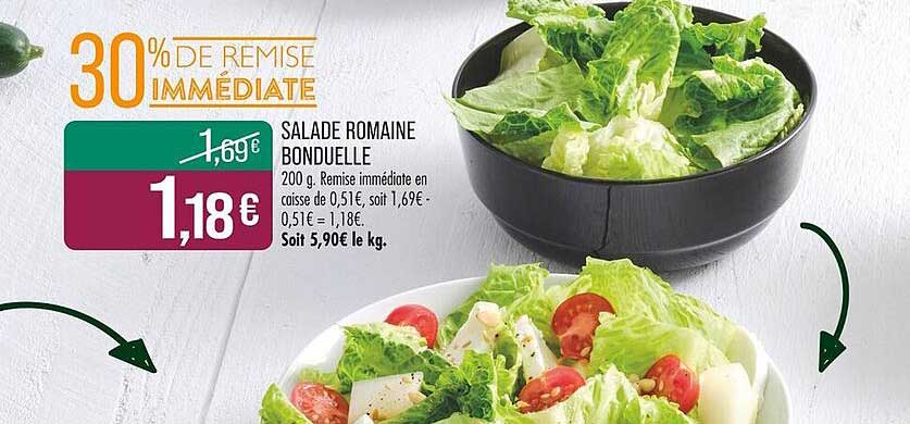 SALADES ROMAINE BONDUELLE