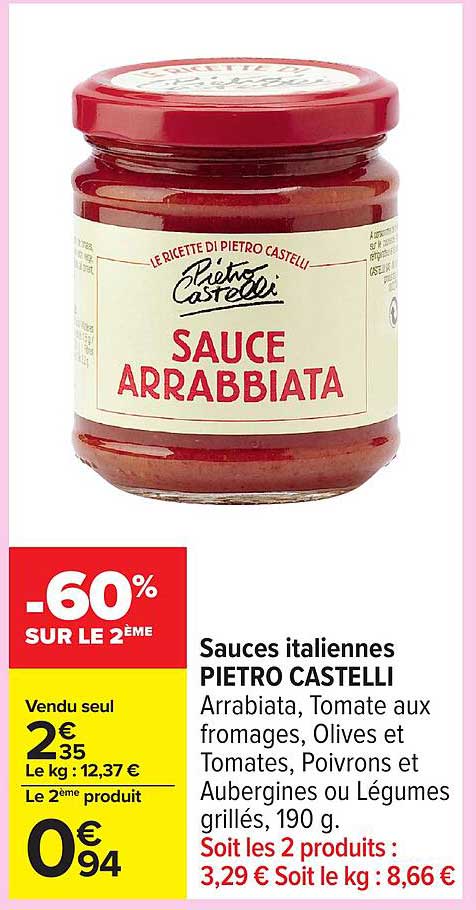 Sauce Arrabbiata Pietro Castelli