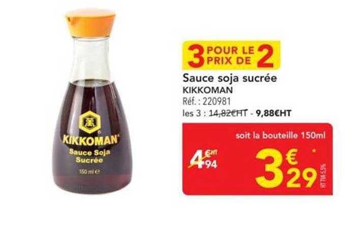 Sauce soja sucrée KIKKOMAN