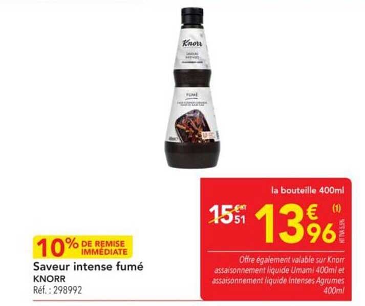 Saveur intense fumé KNORR