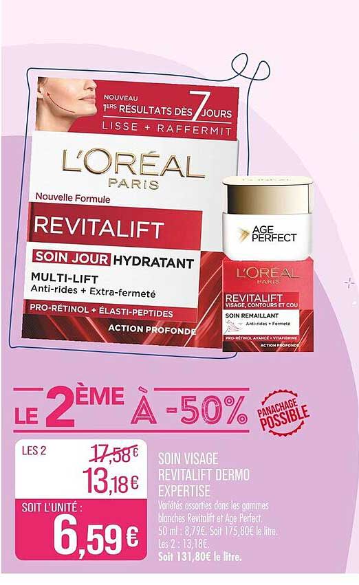 SOINS VISAGE REVITALIFT DERMO EXPERTISE