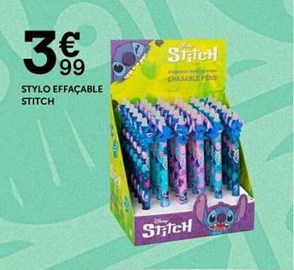 STYLO EFFAÇABLE STITCH