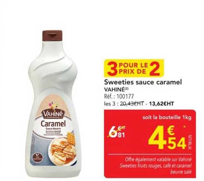 Sweeties sauce caramel VAHINÉ
