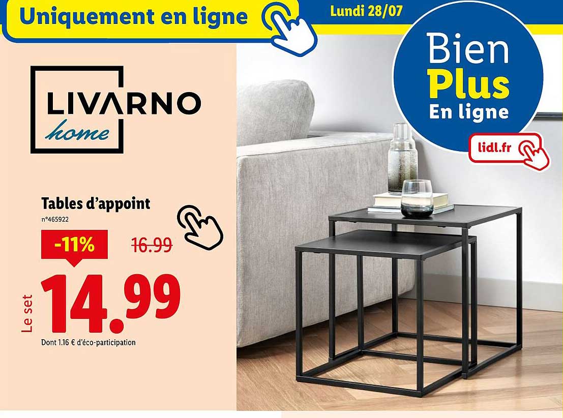 Tables d’appoint