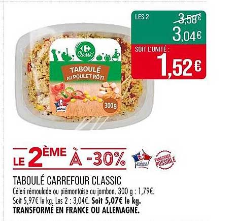 TABOULÉ CARREFOUR CLASSIC