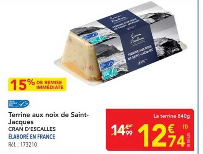 Terrine aux noix de Saint-Jacques