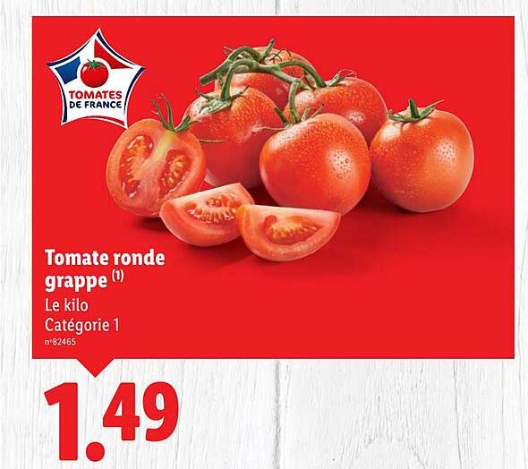 Tomate ronde grappe
