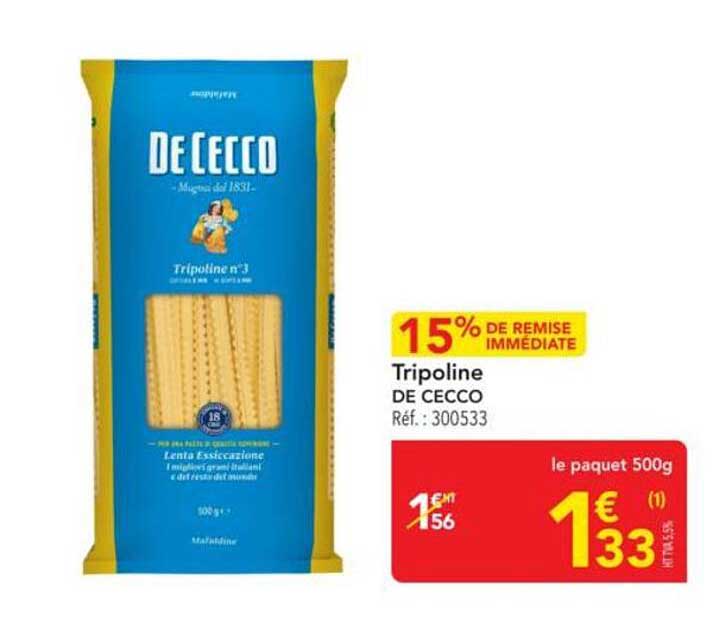 Tripoline DE CECCO