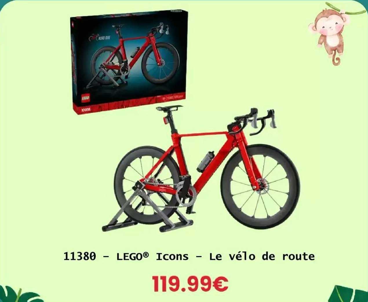 11380 – LEGO® Icons – Le vélo de route