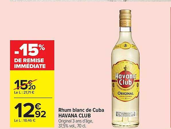 -15% DE REMISE IMMÉDIATE