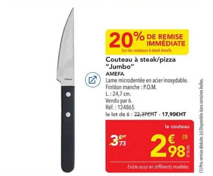 20% DE REMISE IMMÉDIATE