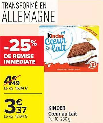 -25% DE REMISE IMMÉDIATE