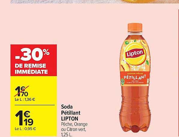 -30% DE REMISE IMMÉDIATE