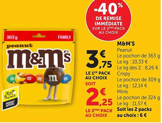 -40% DE REMISE IMMÉDIATE SUR LE 2ÈME PACK AU CHOIX