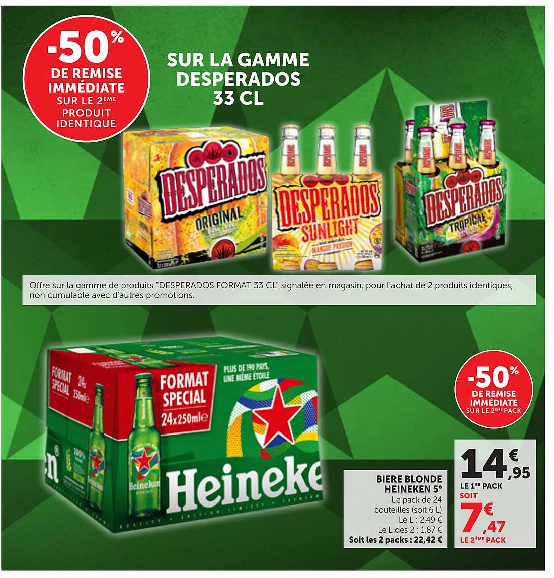 -50% DE REMISE IMMÉDIATE SUR LE 2ÈME PRODUIT IDENTIQUE