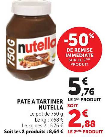-50% DE REMISE IMMEDIATE SUR LE 2ÈME PRODUIT