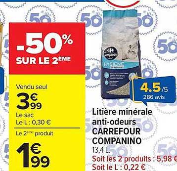 -50% SUR LE 2ÈME