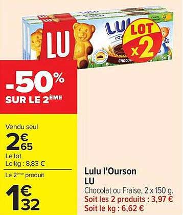-50% SUR LE 2ÈME