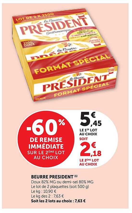 -60% DE REMISE IMMÉDIATE SUR LE 2ÈME LOT AU CHOIX