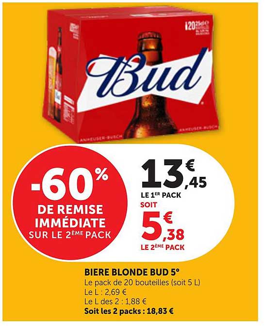 -60% DE REMISE IMMÉDIATE SUR LE 2ÈME PACK