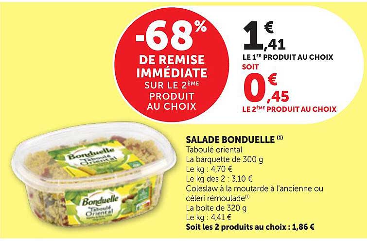 -68% DE REMISE IMMÉDIATE SUR LE 2ÈME PRODUIT AU CHOIX