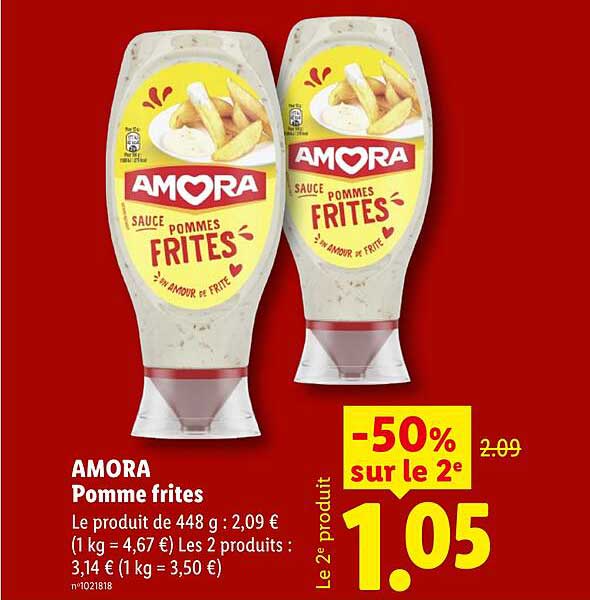 AMORA Pomme frites