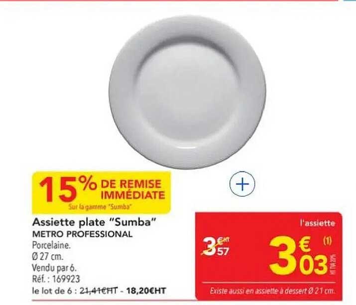 Assiette plate "Sumba"