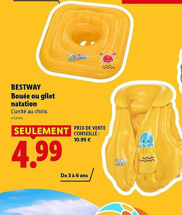 BESTWAY Bouée ou gilet natation